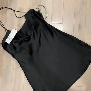 Zara Satin Slip Dress